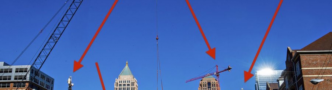 CRANE WATCH ATLANTA’S BIGGEST CONSTRUCTION PROJECTS  by Douglas Sams