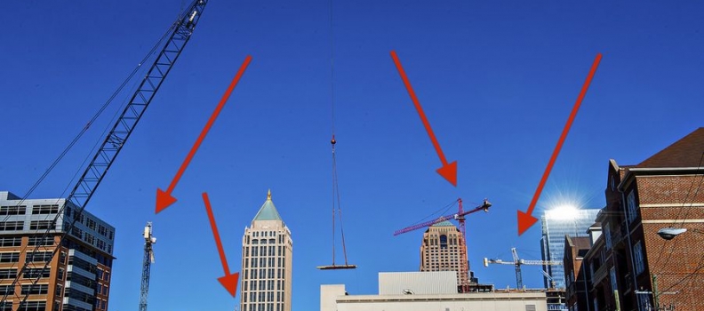 CRANE WATCH ATLANTA’S BIGGEST CONSTRUCTION PROJECTS  by Douglas Sams